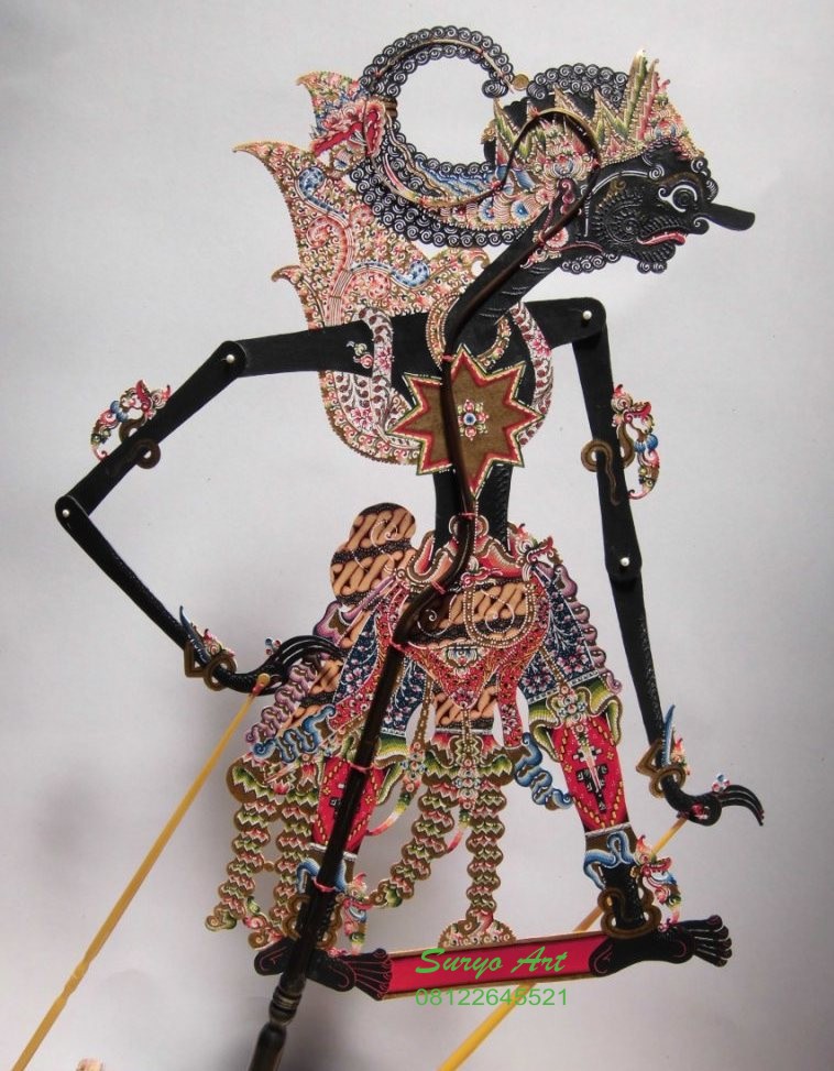  Kerajinan  Wayang  Kulit Souvenir  Khas Jawa SURYO ART 12 12