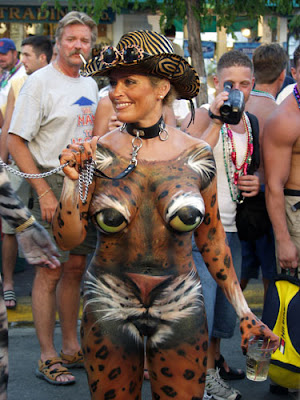 body paint art