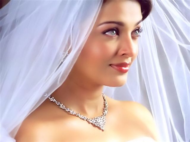Aishwarya Rai in wedding dress