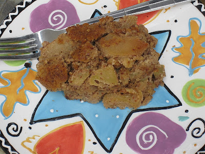 Jewish apple cake made in the crock pot