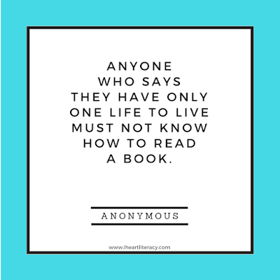 Anyone who says they have only one life to live must not know how to read a book. #books