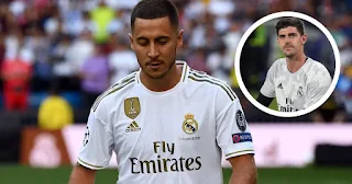 He is a little bit sad': Real Madrid keeper Courtois backs Hazard to bounce back from latest injury setback