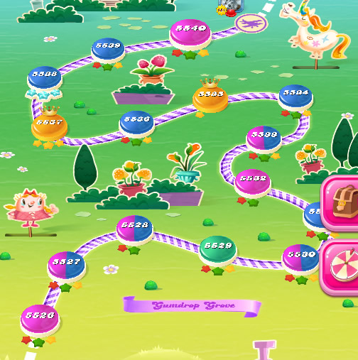 Candy Crush Saga level 5526-5540