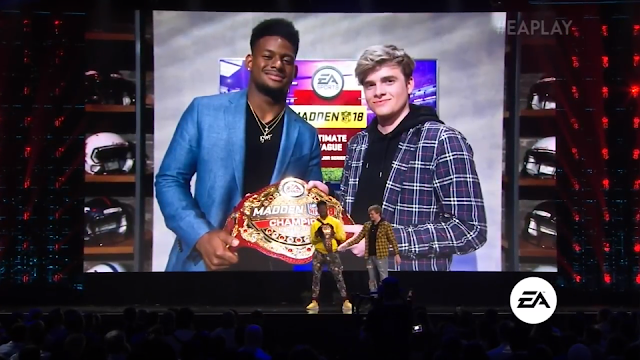 Electronic Arts E3 2018 Madden NFL champion belt Young Kiv nigga stole my belt Pittsburgh Steelers