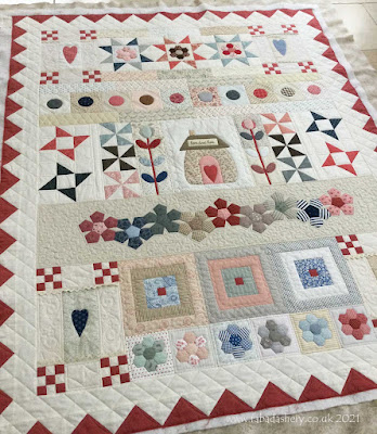 My Happiness is Home Sweet Home' quilt , made by Karen