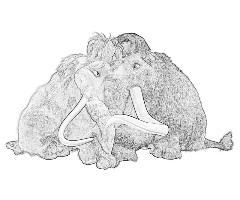 ice-age-continental-drift-manny-love-coloring-pages