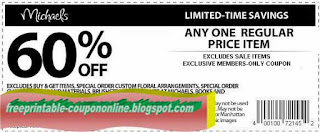 Free Printable Michaels Coupons