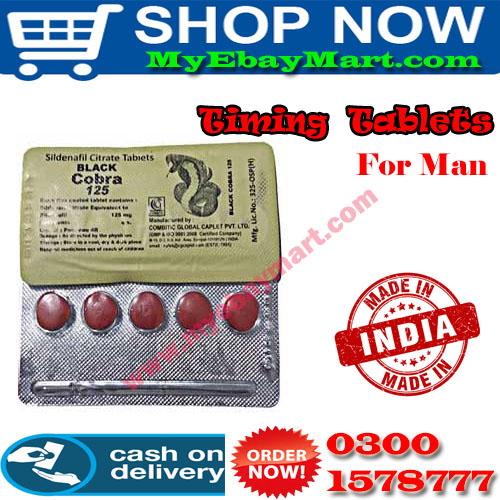 Black Cobra Timing Tablets in Lahore