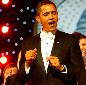 Barack Obama Animated Dancing Throwing Money Gif