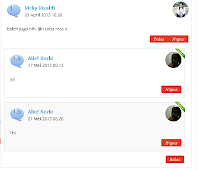 Costum threaded comment di Blogger