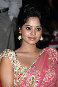 Actress Bindhu Madhavi Pink Saree Photos