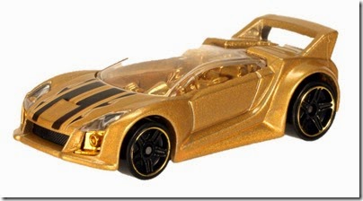 Golden Car Hot Wheels 2