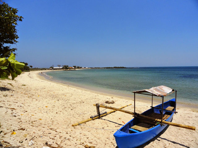 Pemandangan indah di pantai Blebak, Karanggondang, Jepara