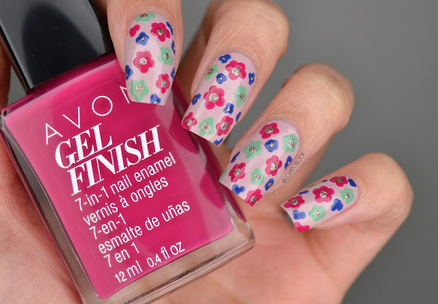 Avon Gel Finish  Flower Dotticure