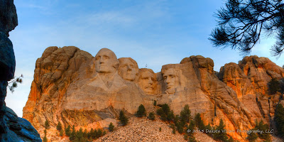 Mt. Rushmore Summer Sunrise Panorama by Dakota Visions Photography LLC www.dakotavisions.com