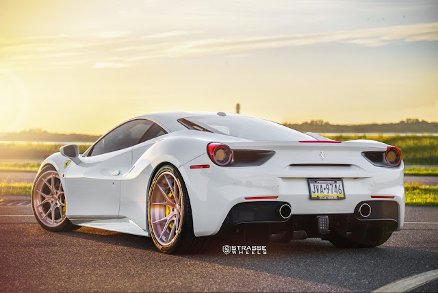 Ferrari 488 GTB on Strasse Wheels - #Ferrari #GTB #Strasse #Wheels #tuning #supercar