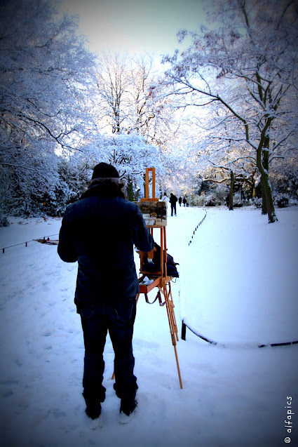 Neve al St. Stephen's green-Dublino