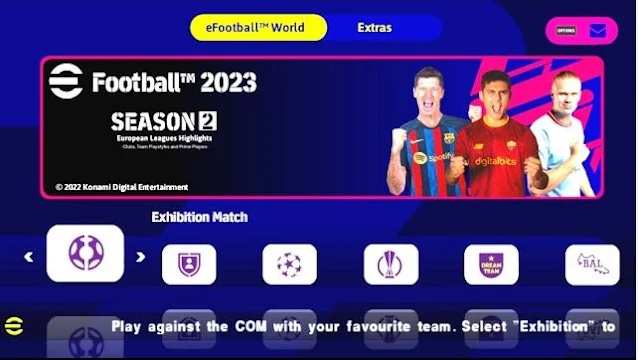 Download UPDATE!! eFootball PES 2023 TM Arts V Final Season 2 New Kits Graphics HD And Transfer