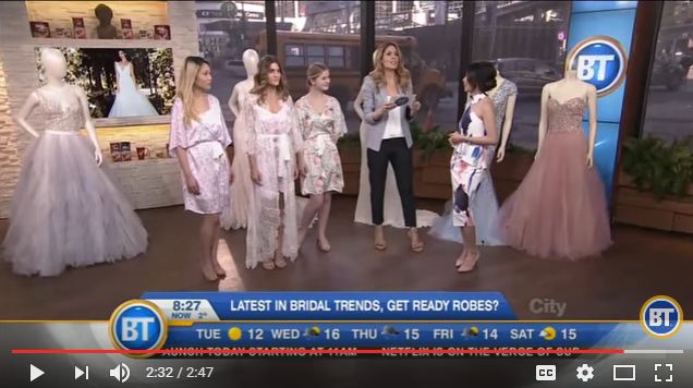 toronto bridal robes, wedding trends, by catalfo bridal wear