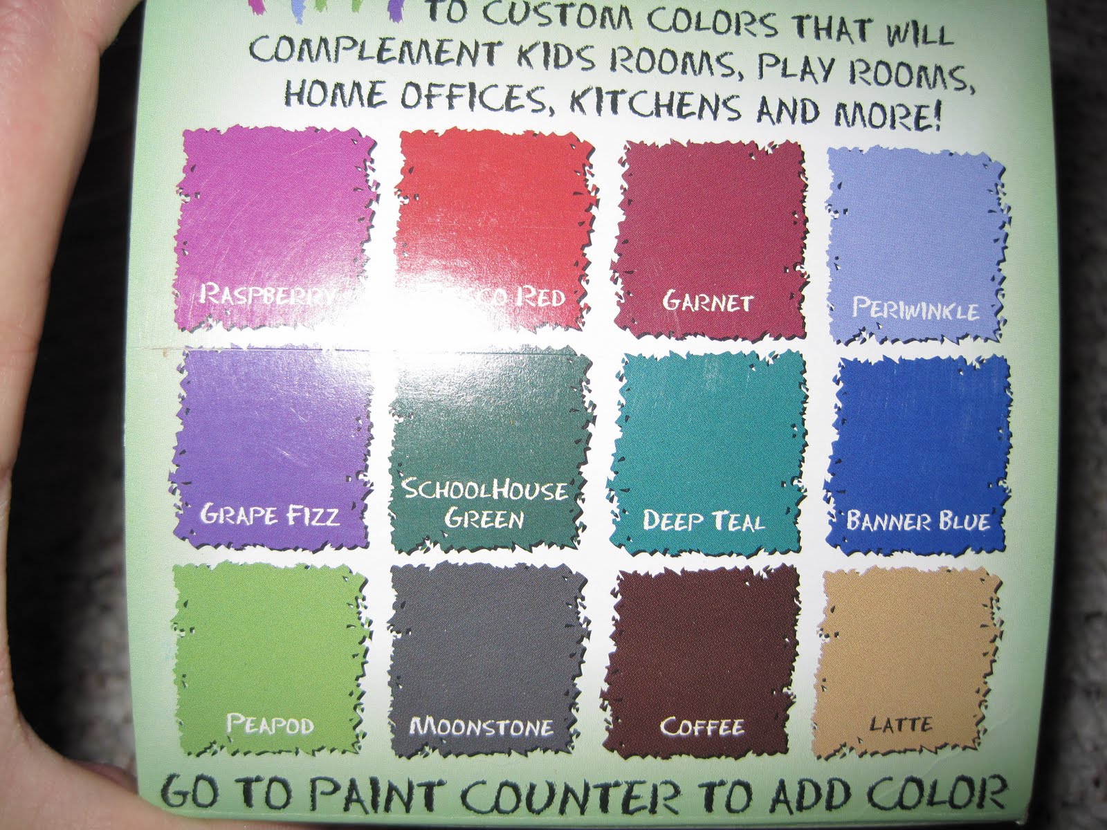 Rustoleum Tintable Chalkboard Paint Colors