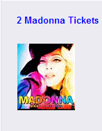 Madonna tickets found using the ebaY Wall in Facebook