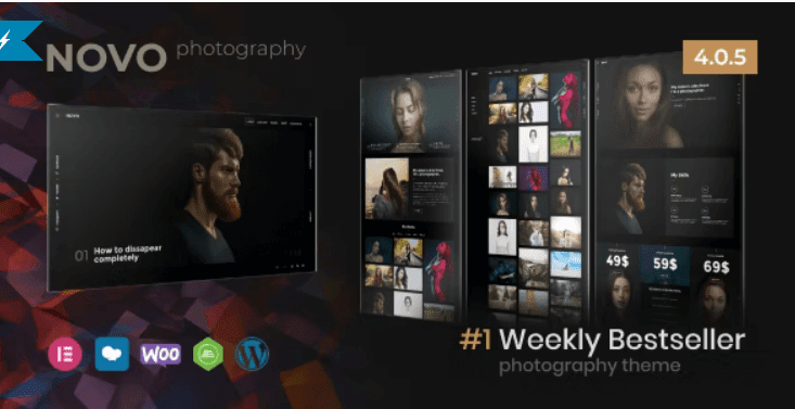 Novo Photography WordPress Theme