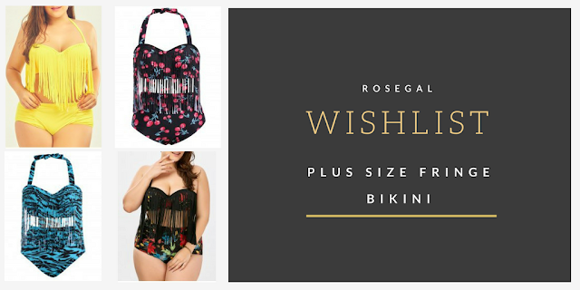  Plus size fringe bikini Wishlist- czyli co można znaleźć w Rosegal