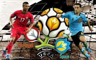 Prediksi Skor Portugal vs Spanyol EURO 27 Juni 2012