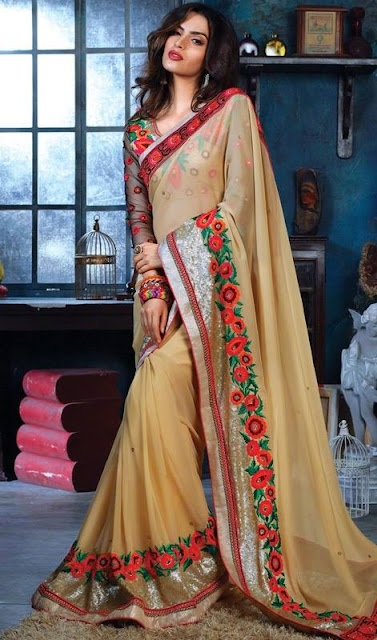 Indian Sarees, Saree Designs, New Indian Sarees, Indian Party Wear Sarees, Saree Designs 2015-2016.