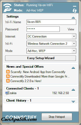 Cara Membuat Jaringan Wifi Hostspot dengan Windows 7