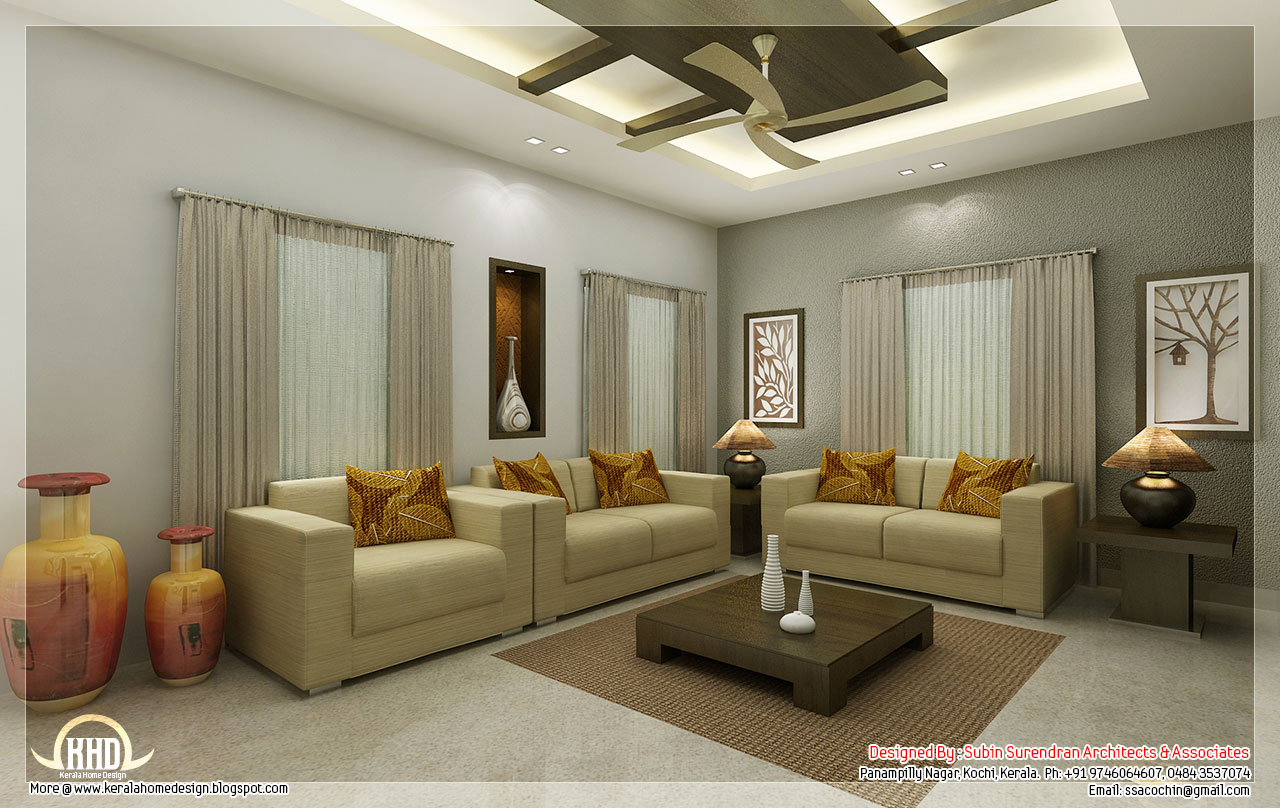 Awesome 3D interior  renderings Home Interior  Design 