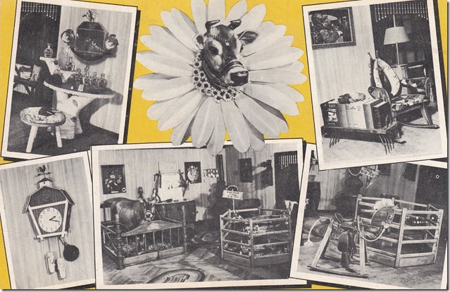 Elsie and Beauregard In Person Vintage Postcard 