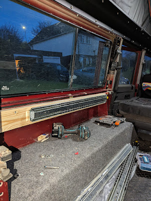 Fitting a camper interior to a Land Rover Defender 110