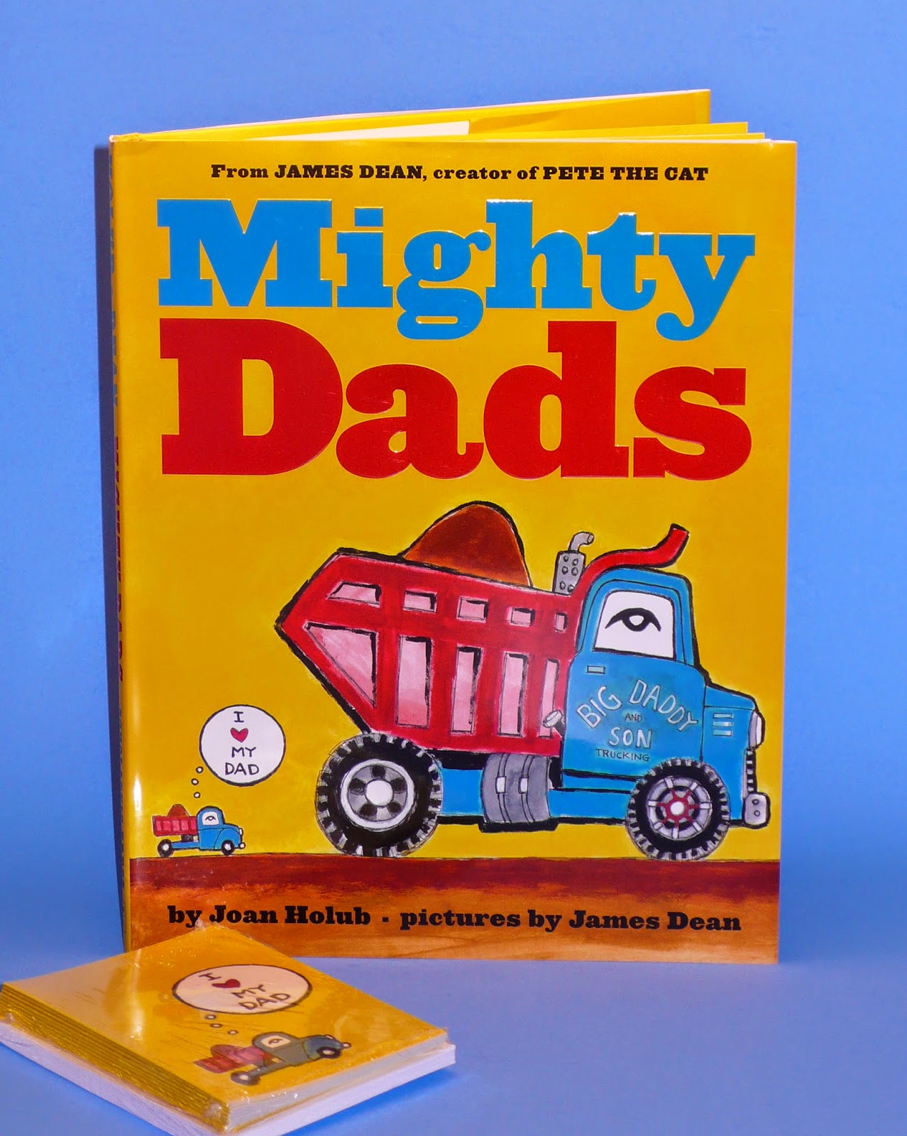 http://www.amazon.com/Mighty-Dads-Joan-Holub/dp/0545609682/ref=sr_1_1_title_0_main?s=books&ie=UTF8&qid=1389317753&sr=1-1&keywords=mighty+dads