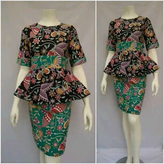 Model Dress Batik Karlina