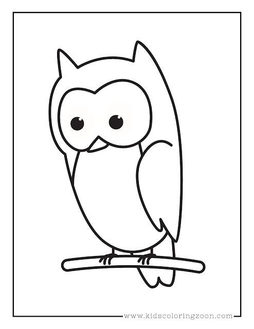 Free Owl Coloring Pages for Kids