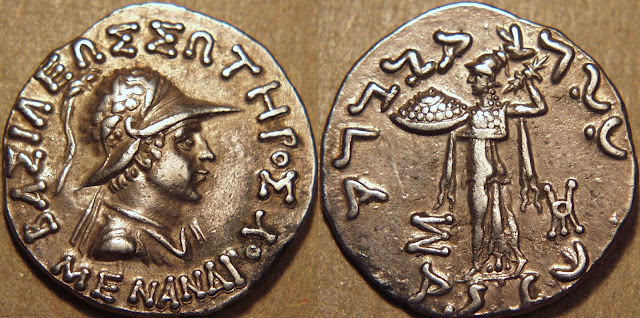 Î‘Ï€Î¿Ï„Î­Î»ÎµÏƒÎ¼Î± ÎµÎ¹ÎºÏŒÎ½Î±Ï‚ Î³Î¹Î± GREEK COINS MENANDER ALEXANDER