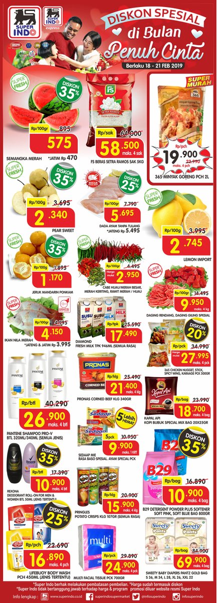 #Superindo - #Promo #Katalog Periode 18 - 21 Februari 2019