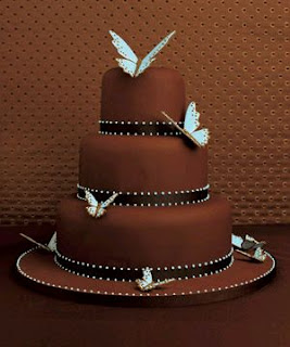 Wedding cakes in brown, part 1