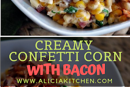 CREAMY CONFETTI CORN WITH BACON 