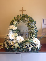 White gerbera in Gates of heaven