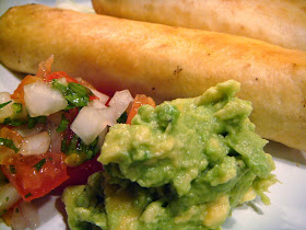 Shredded beef and cheese flautas