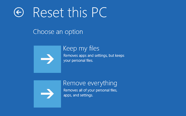 Reset Windows 10 From Login Screen if you have Problems Logging Into Desktop