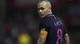 Iniesta Bantah Klaim Bartomeu