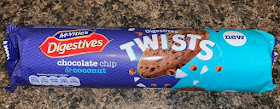 McVities Digestives Twists - Chocolate Chip and Coconut 