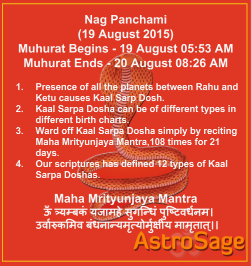 Know ways to curb Kaal Sarp Dosh and its types 