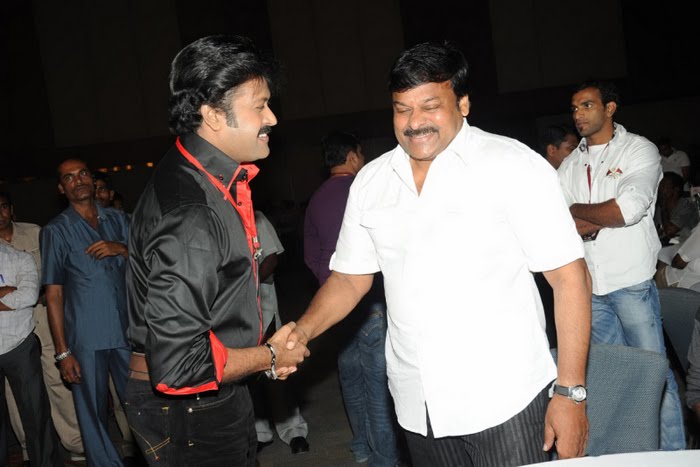 Chiru nd Charan in south scope cine awards function Xclusive photo shoot gallery