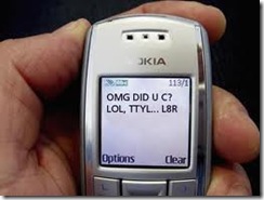 text language