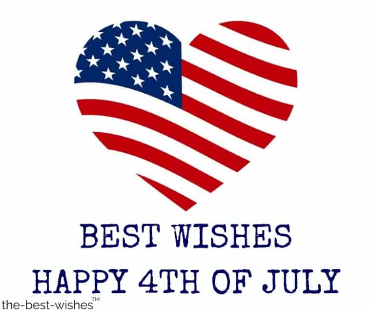 happy july 4th best wishes