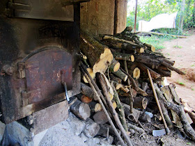 wood burning stove